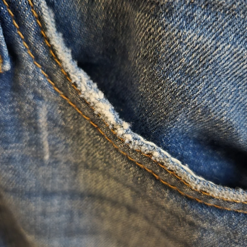 J. Crew Jeans 27p Button fly distressed skirt - Picture 3 of 8